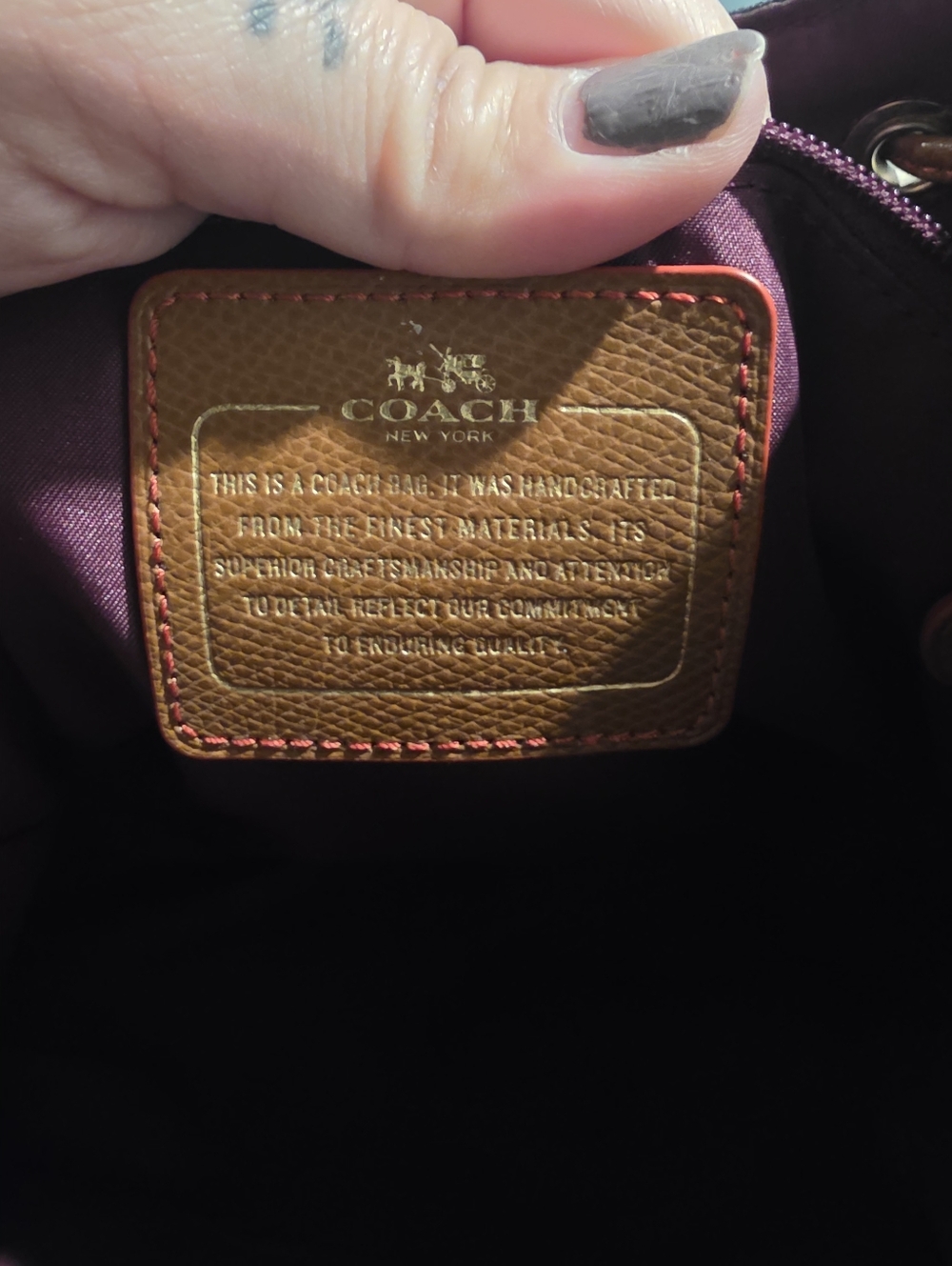 Coach Sawyer Backpack (model number F37240) - Picture 2 of 7